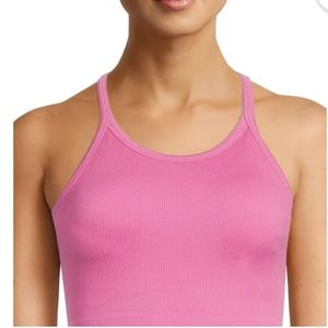 Jockey Essentials,NWT,Moisture Wicking Sports Bra, Pink, Medium